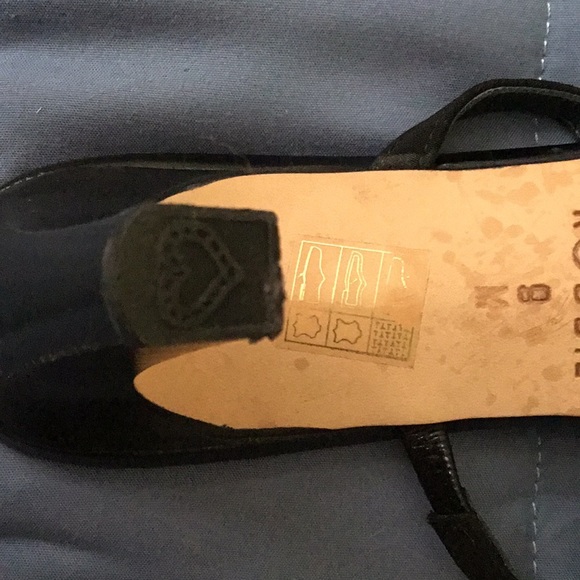 Brighton Black Women’s  Robbie Vintage Heels Sandals 9M - Picture 5 of 8